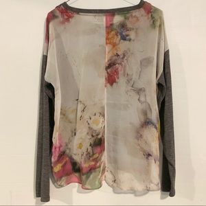 Floral Silk Back Top